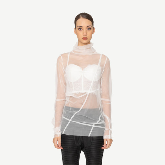 Dune Top -Mesh Bone & Arrow NZ designer fashion