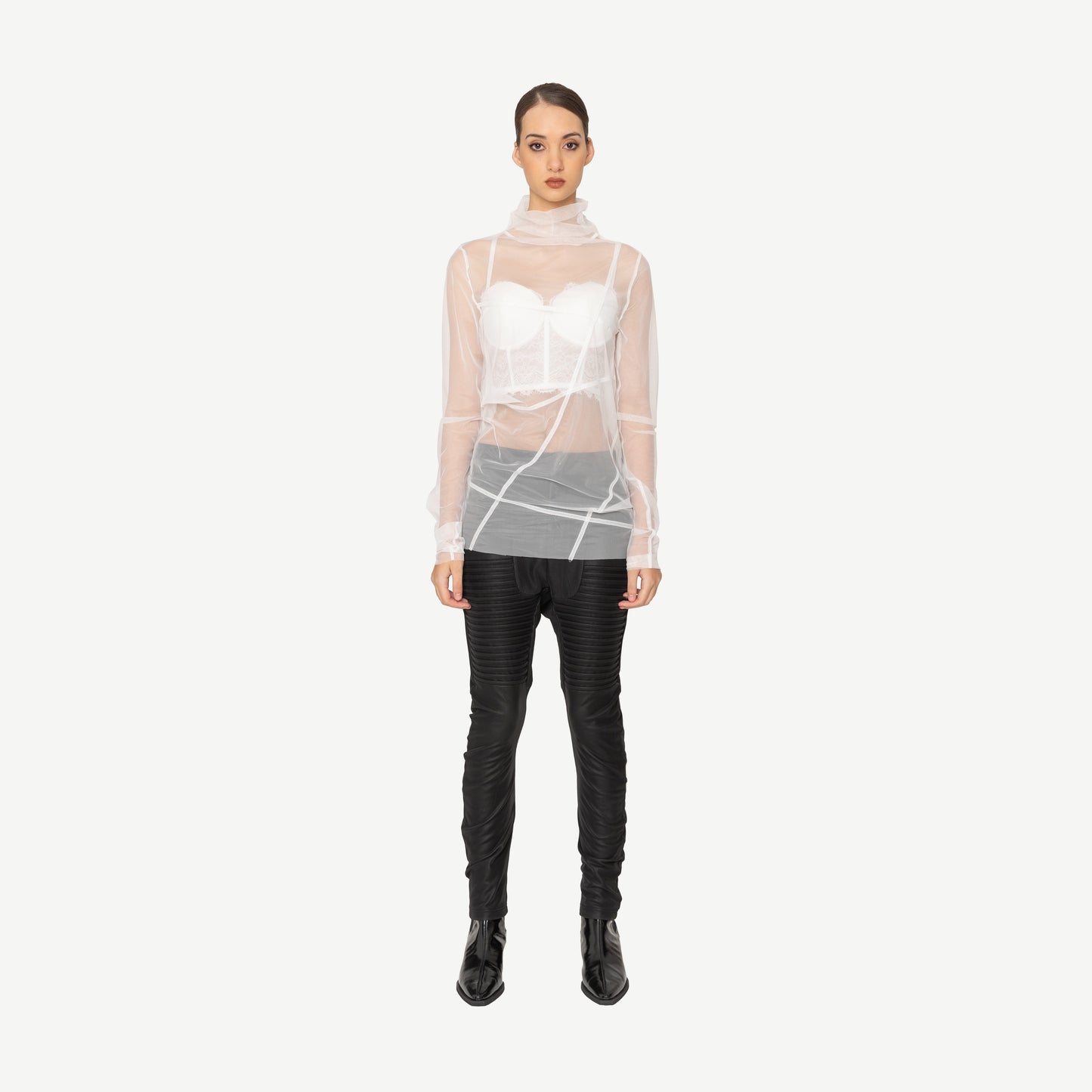 Dune Top -Mesh Bone & Arrow NZ designer fashion